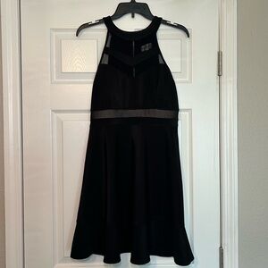Honey and Rosie Black Halter Mini Dress Women’s XL Party‎ Hoco Minimal Going out